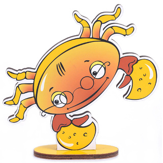 Персонаж средний "Краб Крабыч" (на подставке, крепление на Коврограф) - остатки