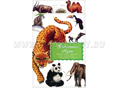 Дидактические карточки "Животные Азии"