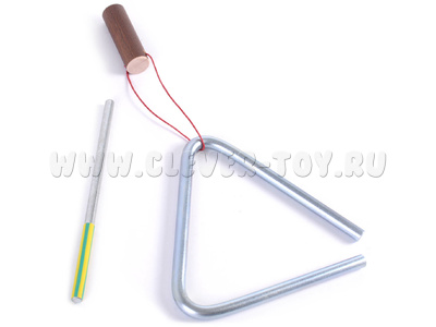 Треугольник музыкальный 12 см (диаметр 8мм) Треугольник музыкальный 12 см (диаметр 8мм)