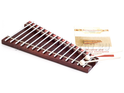 Металлофон диатонический Ля мажор (15 нот, на низком резонаторе) Металлофон диатонический Ля мажор (15 нот, на низком резонаторе)