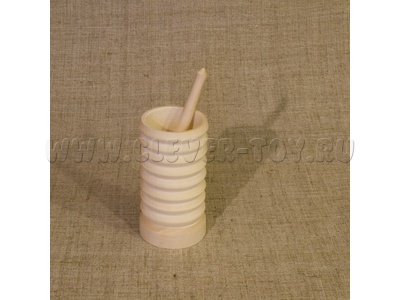 Рубель круглый с бубенцами (дерево, без росписи) - остатки Рубель круглый с бубенцами (дерево, без росписи) - остатки