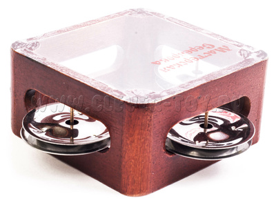 Бубен из массива березы с натяжкой, D 10 см (тонированный) Бубен из массива березы с натяжкой, D 10 см (тонированный)