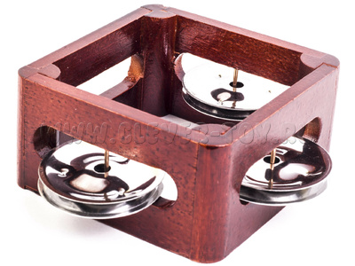 Тамбурин из массива березы, D 10 см (тонированный) Тамбурин из массива березы, D 10 см (тонированный)