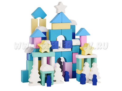 Конструктор деревянный "Краски дня" Зимний (105 деталей) Конструктор деревянный "Краски дня" Зимний (105 деталей)