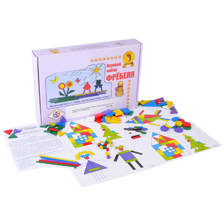Игровой набор Фребеля "Конструктор плоскостной-4" (Серия "Эксперимент")