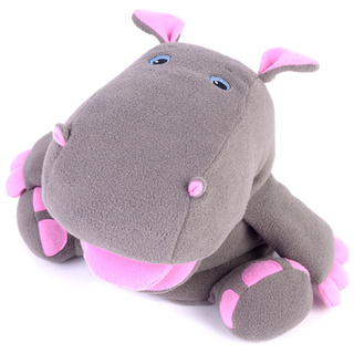 Бегемотик, кукла логопедическая (на руку)