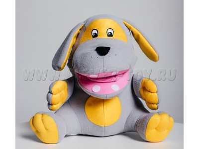 Пес Барбос, кукла логопедическая (на руку)