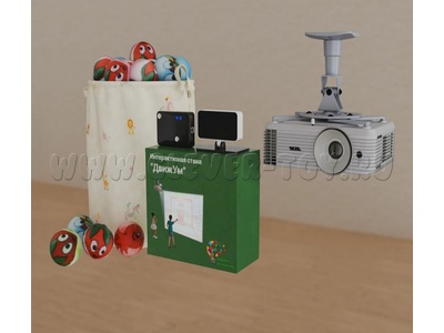 Интерактивная стена "ДвижУм" с проектором