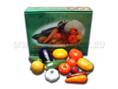 Набор муляжей овощей (большой)