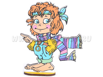 Персонаж средний "Незримка Всюсь" (на подставке, крепление на Коврограф) - остатки