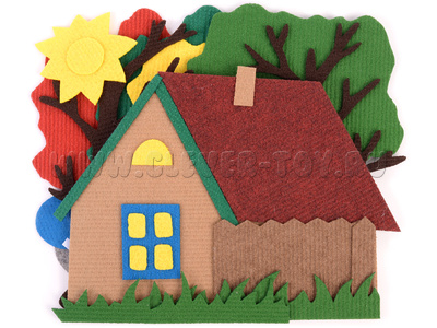 Четыре домика большие без игрового поля