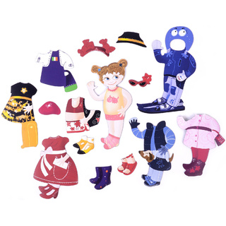 Магнитная развивающая игра "Одень куклу Анфису"