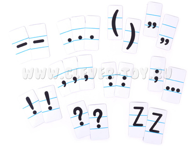 Набор магнитных карточек "Знаки препинания"* Набор магнитных карточек "Знаки препинания"*