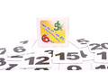 Набор магнитных карточек "Числа от 1 до 20" (фон белый)