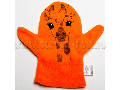 Кукла рукавичка "Жираф"
