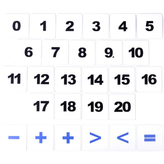 Набор двусторонних магнитных карточек "Учимся считать"*