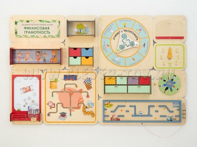 Дидактическая настенная панель "Финансовая грамотность"