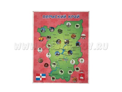 Панно Пермский край фетр